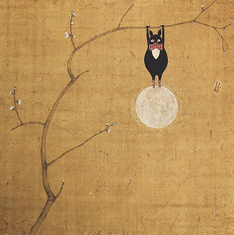 He-story early spring moon/