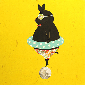 He-story memories of summer days Ink, tea, coffee /